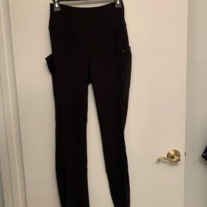 Jaanuu black skinny leg women’s scrub pants